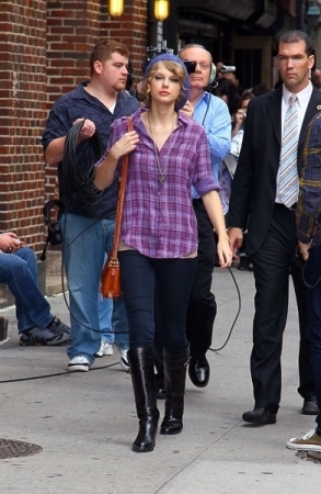 Arriving to Late Show with David Letterman