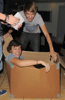  Harry in a box!!! लोल