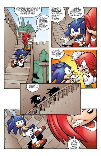  Knuckles and Sonic StH issue 191