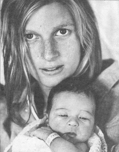 Linda and newborn Mary