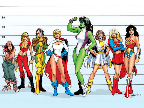  Marvel & DC Femmes