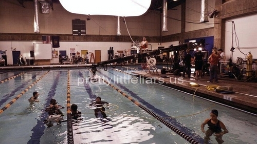  Swim practice (on set pics)