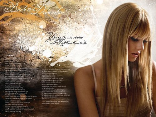 Taylor Swift's Speak Now digital booklet :)