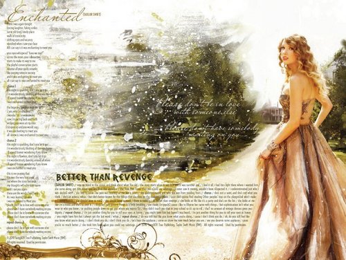  Taylor Swift's Speak Now digital booklet :)