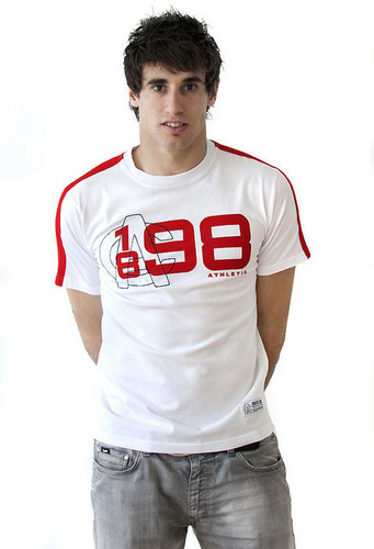  Javi Martinez model for Athletic Bilbao clothing