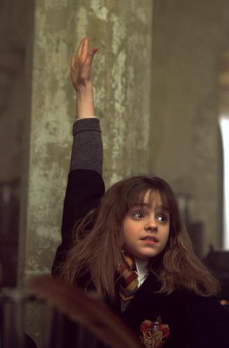  hermione rasing her hand