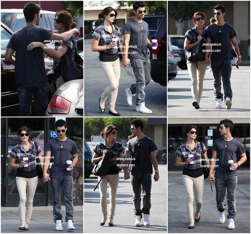  29 septembre 2010 Joe et Ashley prennent le petit déjeune ensemble a Los Angeles