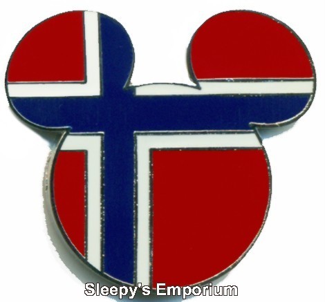 迪士尼 Norway Pin