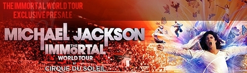  Michael jackson The Immortal World Tour.