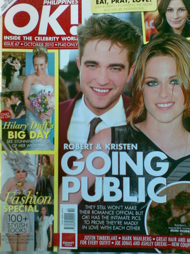  Scans: Rob and Kristen in OK! Magazine (Philippines)