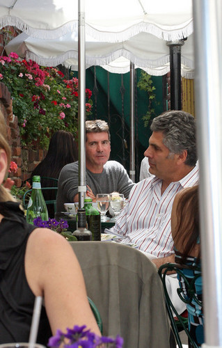 Simon Cowell and Pamela Back at Ivy