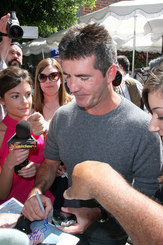  Simon Cowell and Pamela Back at Ivy