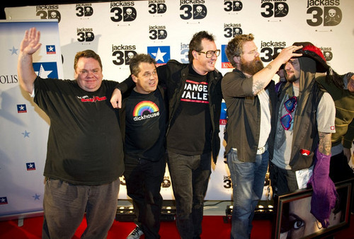  Cast of 'Jackass 3D' @ the Madrid Premiere