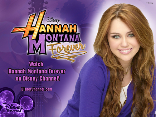  Hannah Montana Forever EXCLUSIVE 迪士尼 壁纸 created 由 dj !!!