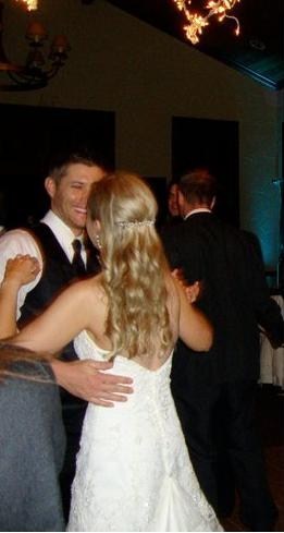  Jensen with his sister at her wedding
