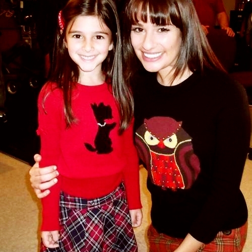 Lea and 'Mini Rachel'!