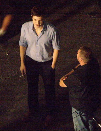  plus Pictures of Rob on 'Breaking Dawn Part 1' Set