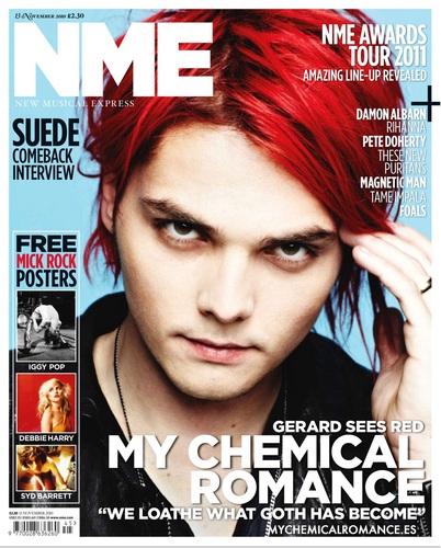  My Chemical Romance Feature in the November 13 2010 Issue of NME