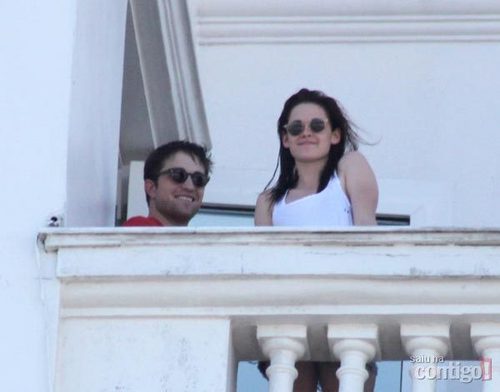  RobSten pics from their hotel in Brazil