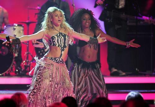  Shakira performance at the 62nd Bambi Awards her song “Waka Waka”