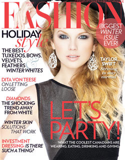  Taylor on the Cover of Fashion Magazine