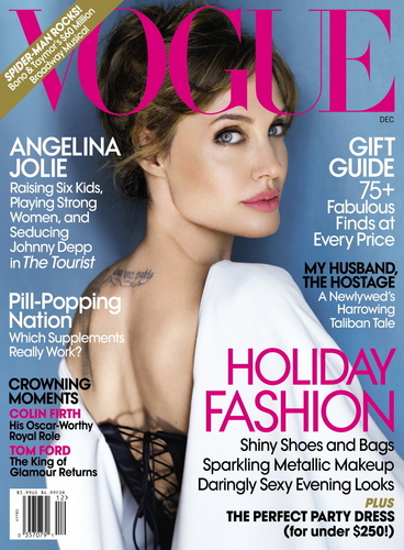  Angelina Jolie on the Cover of the December 2010 Issue of Vogue