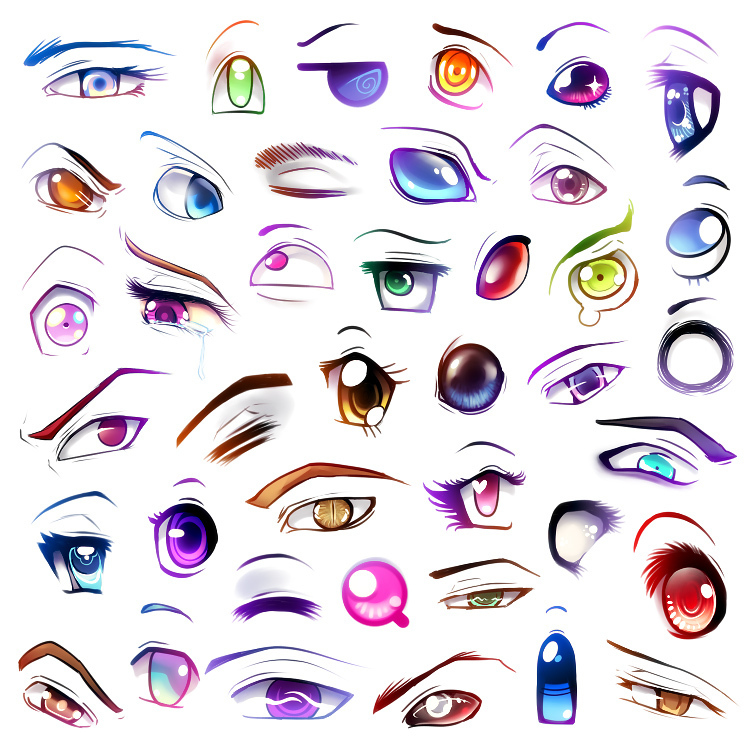 Anime eyes - Anime Fan Art (16902948) - Fanpop Unique Eye Drawings