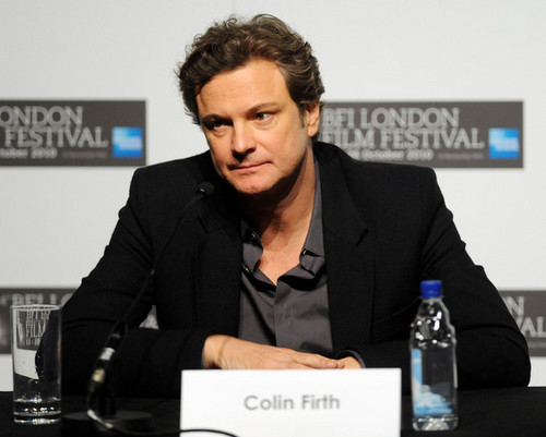  Colin Firth at The King's Speech Press Conference at 54th BFI ロンドン Film Festival