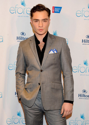  Ed Westwick in The Global Launch Of Eforea: Spa