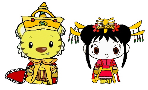 Emperor Rintoo and Empress Kai-Lan - Wedding Outfits