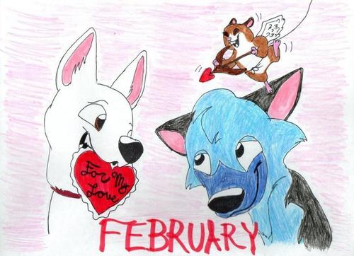  February pic in my homemade calendar