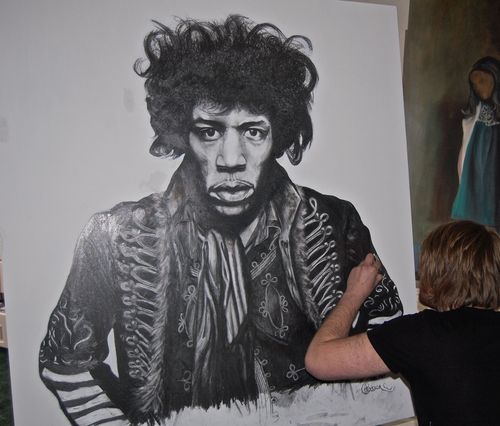  Jimi Hendrix Illustration