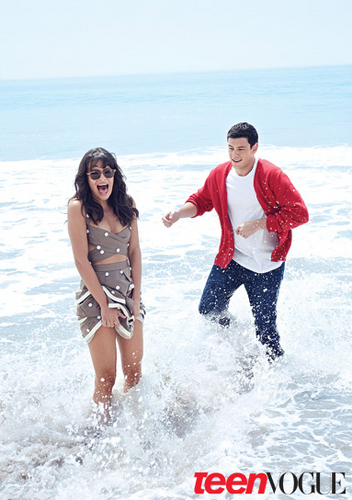  Lea Michele and Cory Monteith's Teen Vogue Cover Shoot