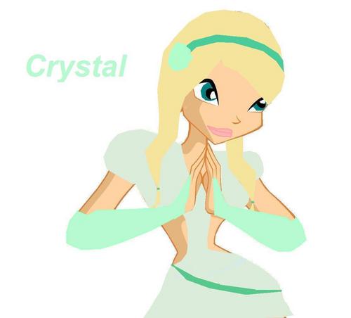  My fanart:Crystal,the fairy of crystals and mirrors in her 2nd daily form