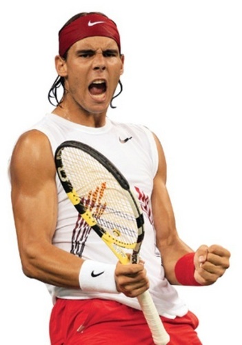  Rafael Nadal RED WHITE