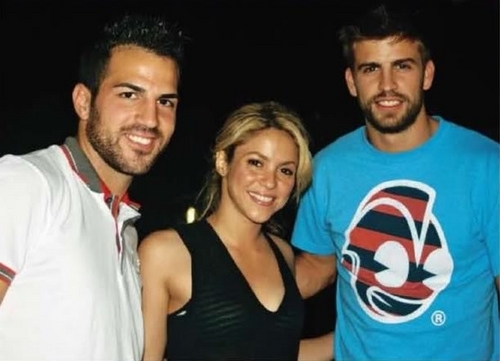  Shakira, Cec & Gerard Pique