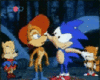  Sonic and Sally's big kiss