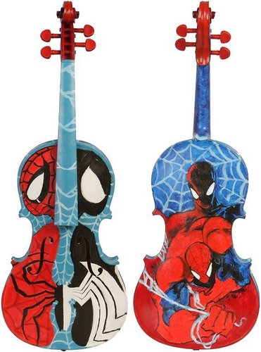 Spiderman violin