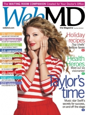 Taylor on the Cover of WebMD Magazine!