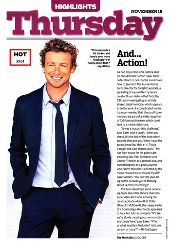  The Mentalist- TV Guide Scan
