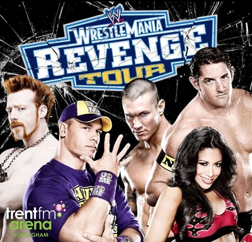  Wade Barrett,Melina,Randy Orton,John Cena and Sheamus