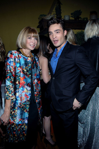 ed westwick in Vogue Coctail Party