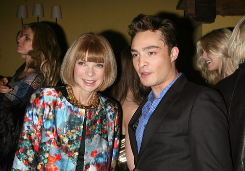  ed westwick in Vogue Coctail Party