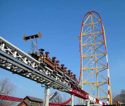  चोटी, शीर्ष thrill dragster