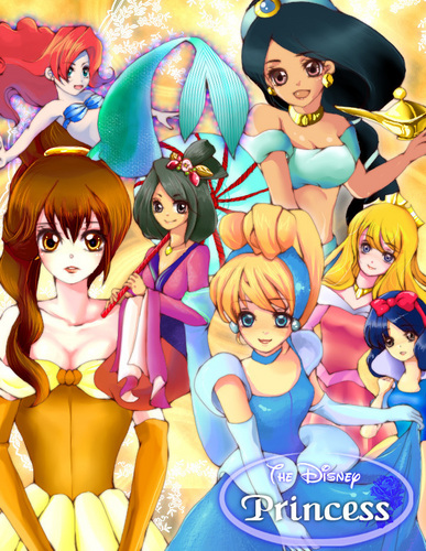 Anime Disney Princess