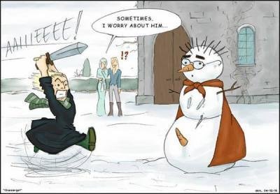  Draco and the snowman