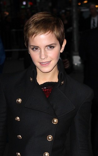  Emma arriving at David Letterman 显示 , 15.11.2010