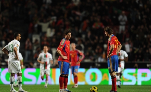  Fernnado Llorente & Fernando Torres Portugal 4-0 Spain (friendly) 17.11.2010
