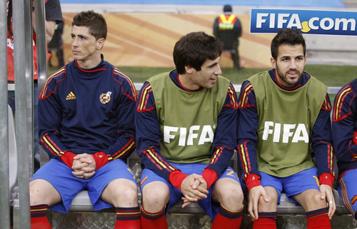  Javi Martinez, Fernando Torres & Cesc Fabregas - WM 2010