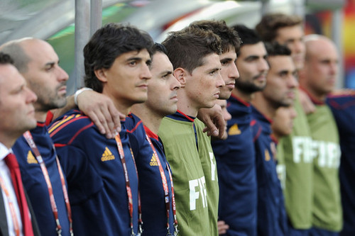  Javi Martinez, Fernando Torres, Cesc Fabregas & ジーザス Navas - WM 2010